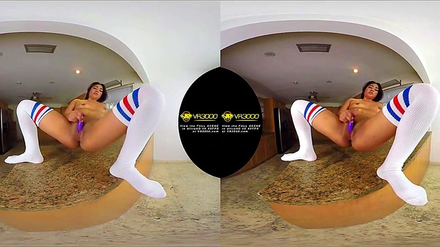 Ultra 4K 3D VR naked NDNgirl in your kitchen ft Lexi Bandera
