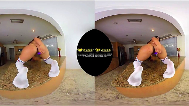 Ultra 4K 3D VR naked NDNgirl in your kitchen ft Lexi Bandera