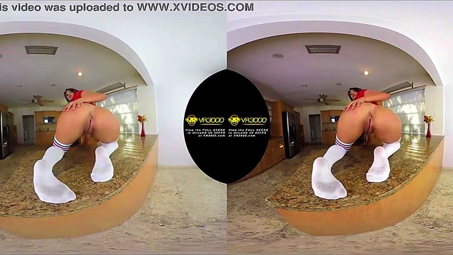 Ultra 4K 3D VR naked NDNgirl in your kitchen ft Lexi Bandera