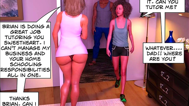 Housewife Sells Her Body for Cash (3d Comic)