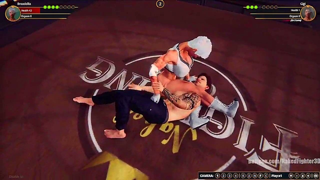 Broadzilla VS Gigi (Naked Fighter 3D)