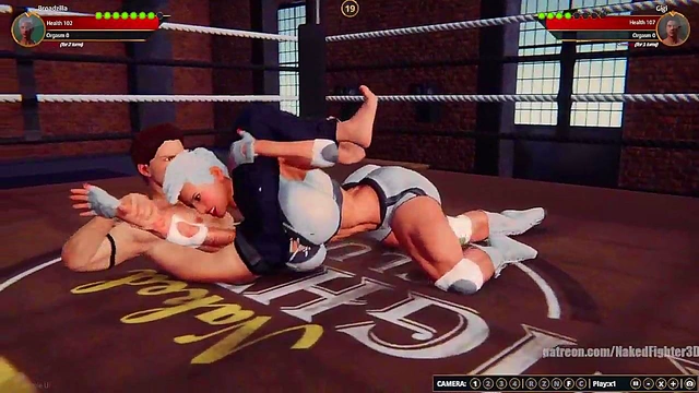 Broadzilla VS Gigi (Naked Fighter 3D)
