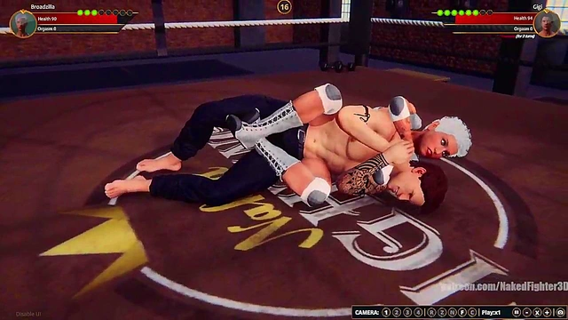 Broadzilla VS Gigi (Naked Fighter 3D)