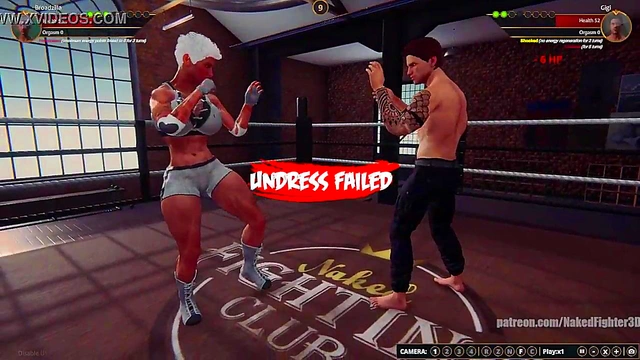 Broadzilla VS Gigi (Naked Fighter 3D)