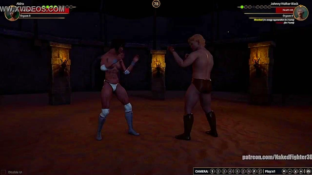 Aldra VS Johnny Walker Black (Naked Fighter 3D)