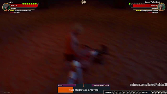 Aldra VS Johnny Walker Black (Naked Fighter 3D)