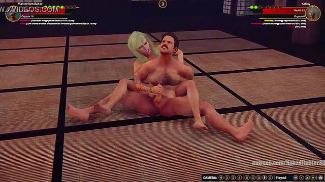 Master Ken Baiter VS Katiny (Naked Fighter 3D)