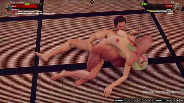 Master Ken Baiter VS Katiny (Naked Fighter 3D)