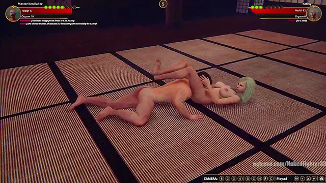 Master Ken Baiter VS Katiny (Naked Fighter 3D)