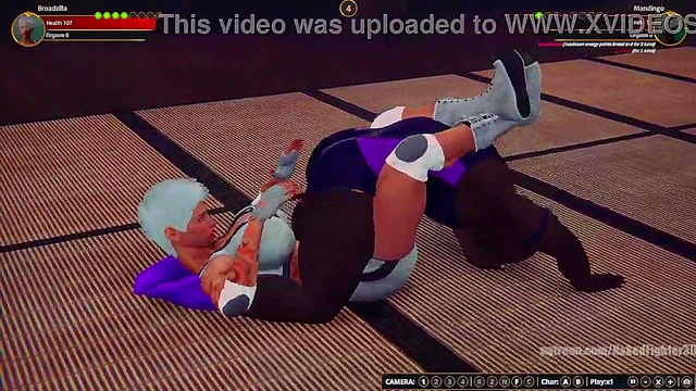 Broadzilla VS Mandingo (Naked Fighter 3D)