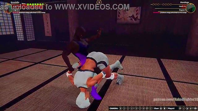 Broadzilla VS Mandingo (Naked Fighter 3D)