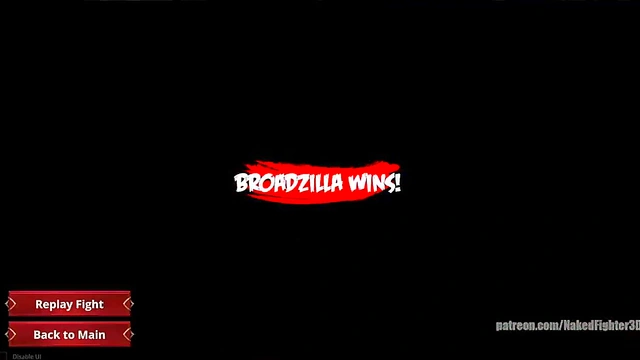 Broadzilla VS Mandingo (Naked Fighter 3D)