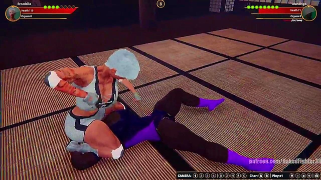 Broadzilla VS Mandingo (Naked Fighter 3D)
