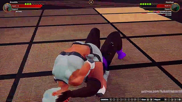 Broadzilla VS Mandingo (Naked Fighter 3D)