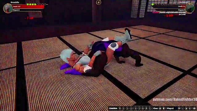 Broadzilla VS Mandingo (Naked Fighter 3D)