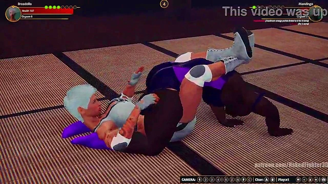 Broadzilla VS Mandingo (Naked Fighter 3D)