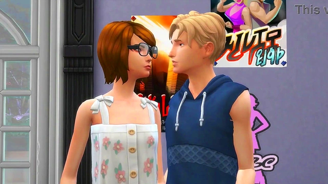 I Did A Porno With My Shy Classmate - sims 4 - 3D animation