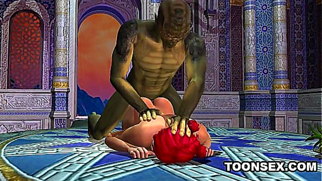 Sexy 3D Cartoon Elf Gets Her Tits and Pussy Fucked