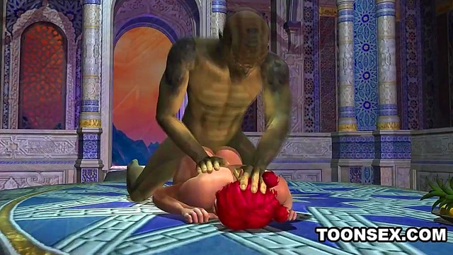 Sexy 3D Cartoon Elf Gets Her Tits and Pussy Fucked