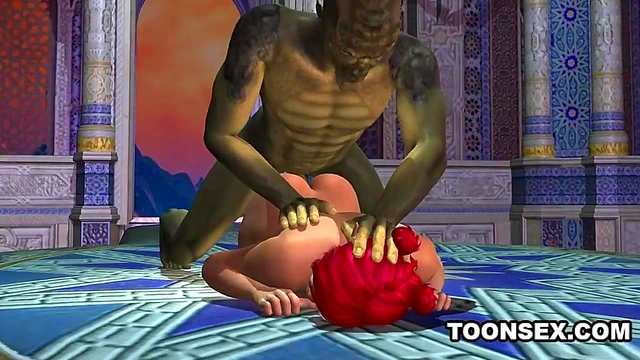 Sexy 3D Cartoon Elf Gets Her Tits and Pussy Fucked