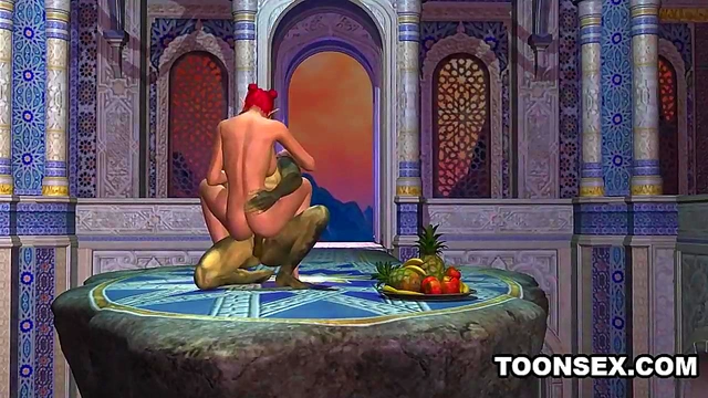 Sexy 3D Cartoon Elf Gets Her Tits and Pussy Fucked