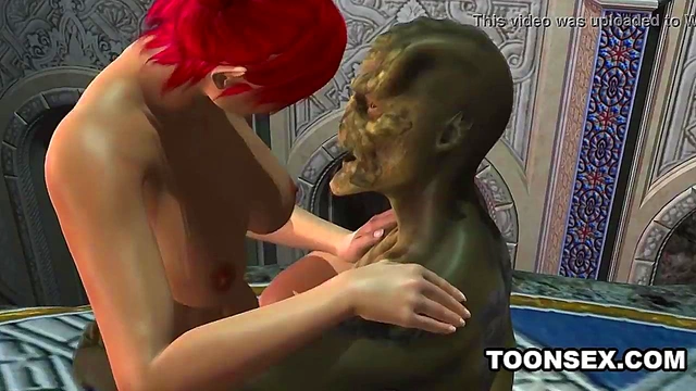 Sexy 3D Cartoon Elf Gets Her Tits and Pussy Fucked