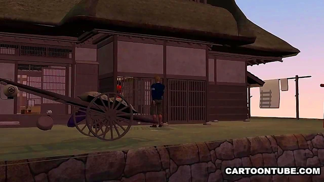 Sexy 3D cartoon Asian babe eaten out and fucked