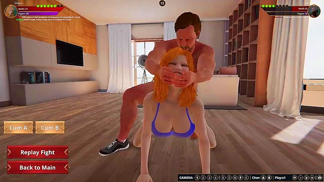 Ethan vs. Olwen (Naked Fighter 3D)