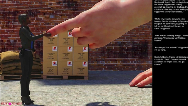 Big Apple Small Gesture Episode 15 - 3D Comics. 3D Cartoon Sex