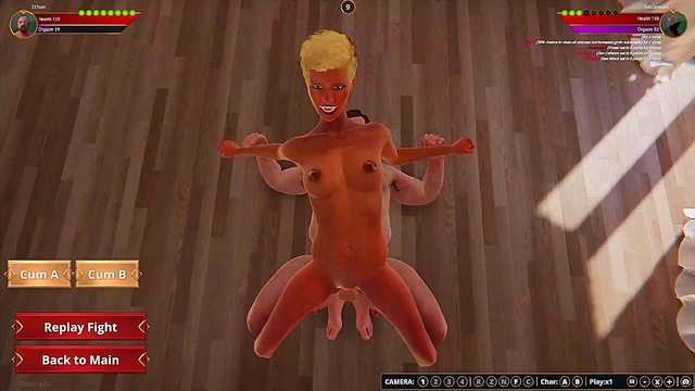 Ethan vs. Savannah (Naked Fighter 3D)