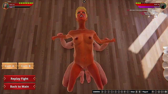 Ethan vs. Savannah (Naked Fighter 3D)