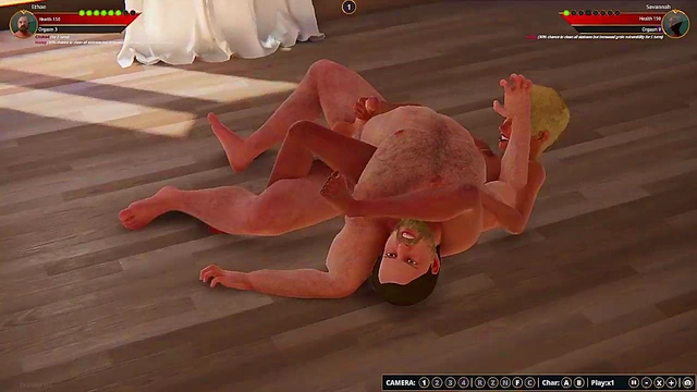 Ethan vs. Savannah (Naked Fighter 3D)