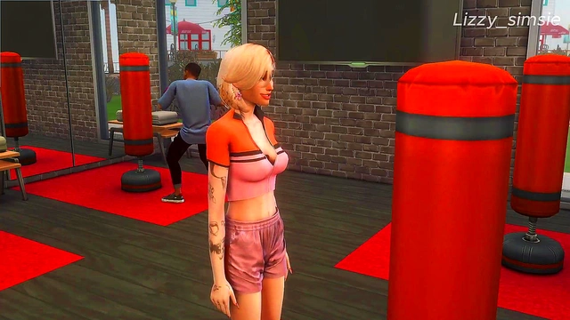 Bonde fucked in the gym 3d animation sims 4