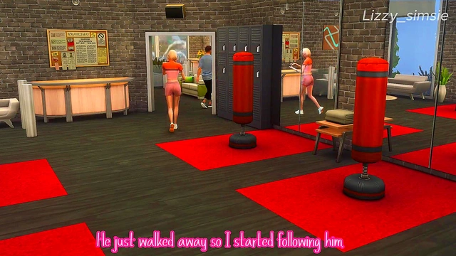 Bonde fucked in the gym 3d animation sims 4