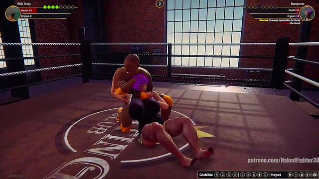 Rick Tracy VS Dumpster (Naked Fighter 3D)