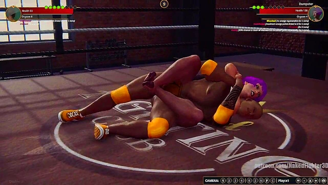 Rick Tracy VS Dumpster (Naked Fighter 3D)