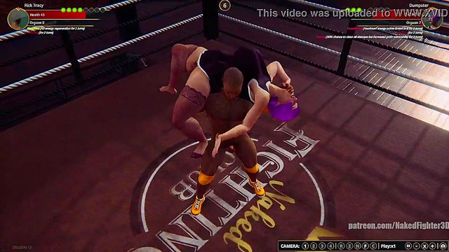 Rick Tracy VS Dumpster (Naked Fighter 3D)