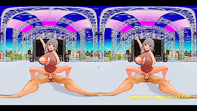 vr180 mmd noel dance 3d hololive