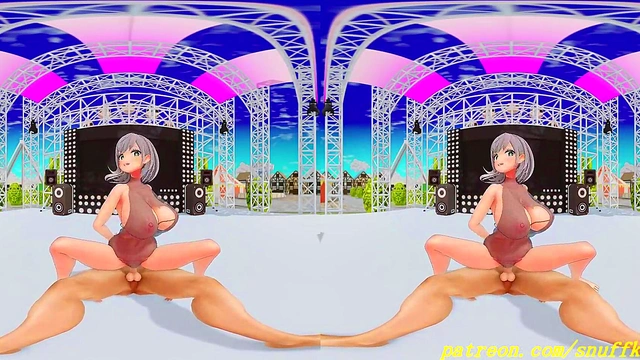 vr180 mmd noel dance 3d hololive