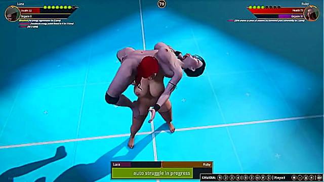 Luna VS Ruby (Naked Fighter 3D)