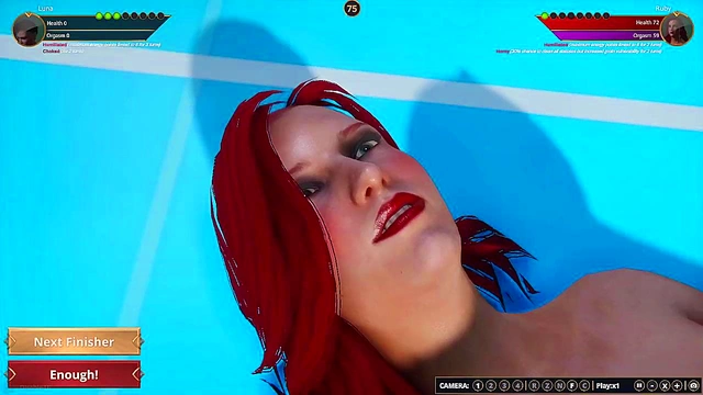 Luna VS Ruby (Naked Fighter 3D)