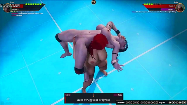 Luna VS Ruby (Naked Fighter 3D)