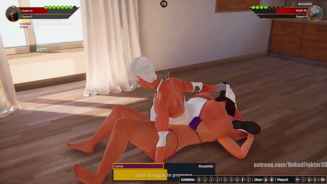 Lorna VS Broadzilla (Naked Fighter 3D)