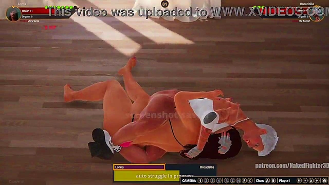 Lorna VS Broadzilla (Naked Fighter 3D)