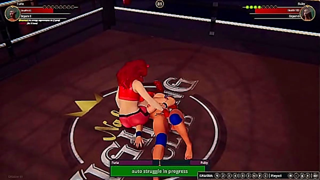 Furia VS Ruby (Naked Fighter 3D)