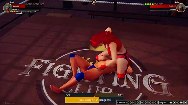 Furia VS Ruby (Naked Fighter 3D)