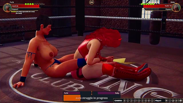 Furia VS Ruby (Naked Fighter 3D)