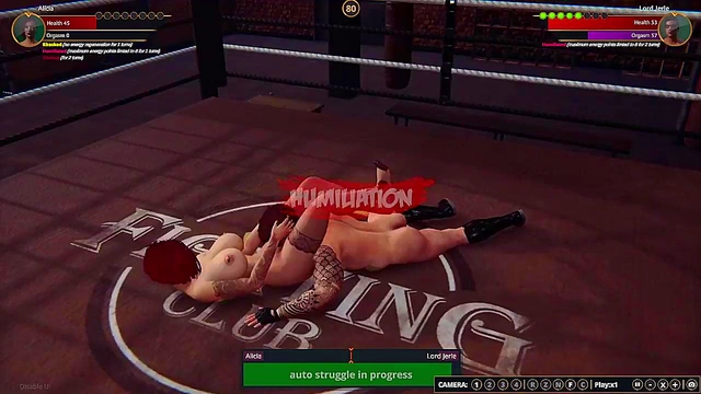 Alicia VS Lord Jerle (Naked Fighter 3D)