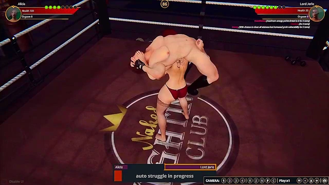 Alicia VS Lord Jerle (Naked Fighter 3D)