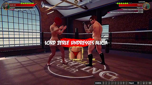 Alicia VS Lord Jerle (Naked Fighter 3D)
